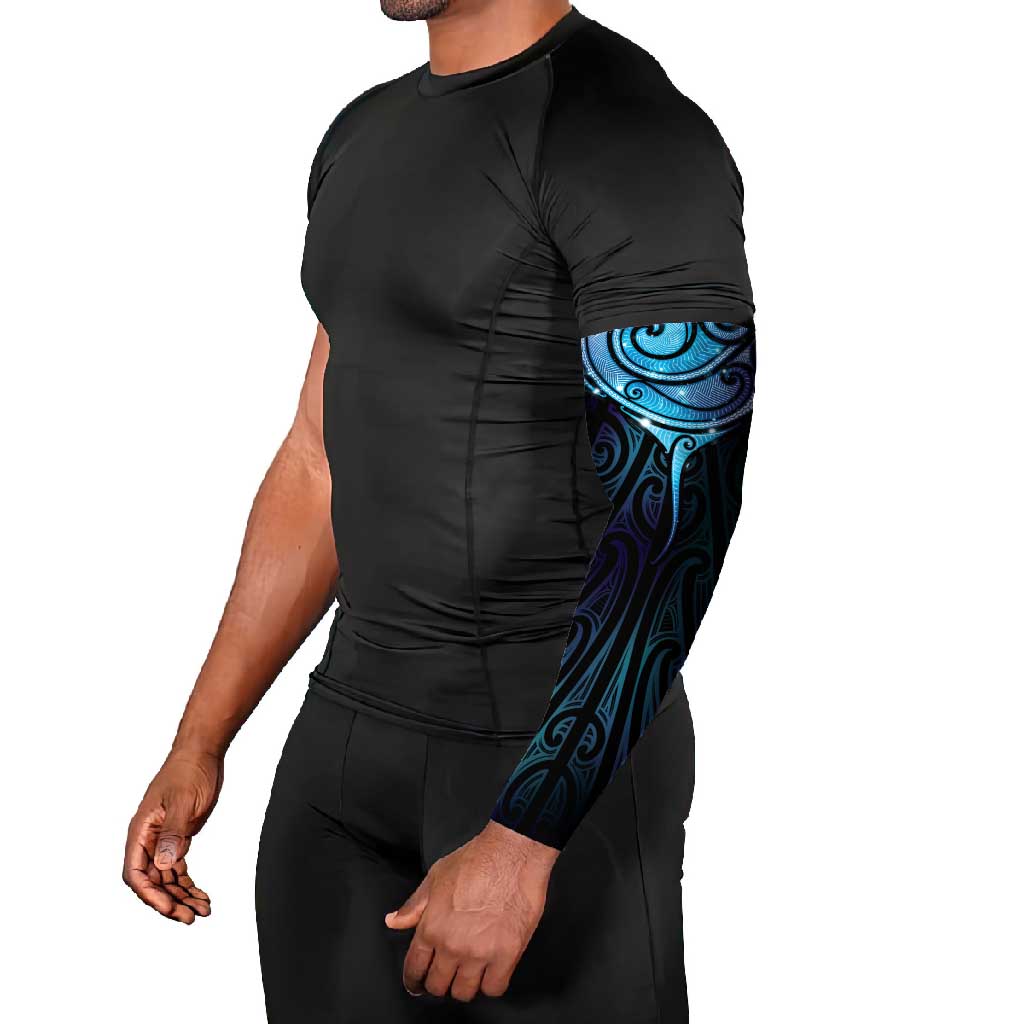 Aotearoa Maori Te Whai Rahi Arm Sleeves Tala - Nowhere You Could Go That I Won't Be With You - Aussie Hoodie