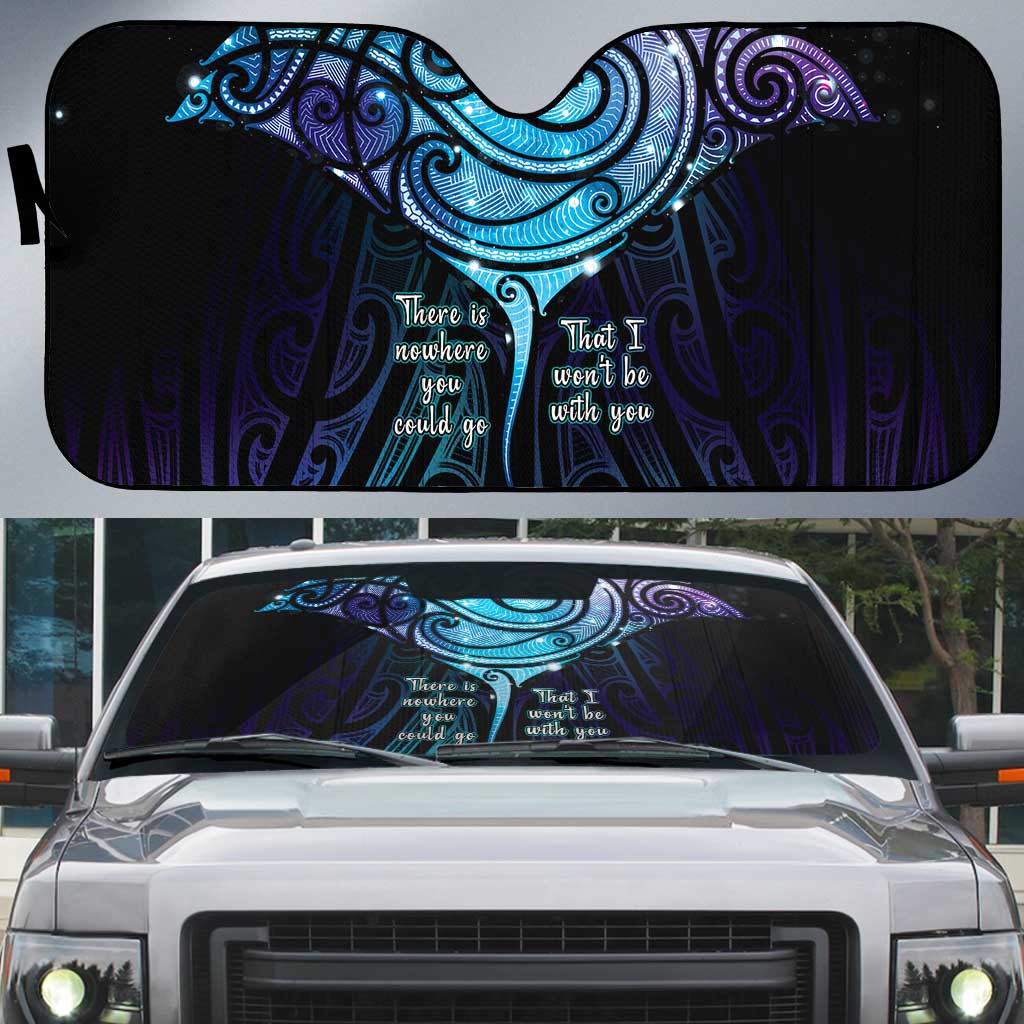 Aotearoa Maori Te Whai Rahi Auto Sun Shade Tala - Nowhere You Could Go That I Won't Be With You - Aussie Hoodie