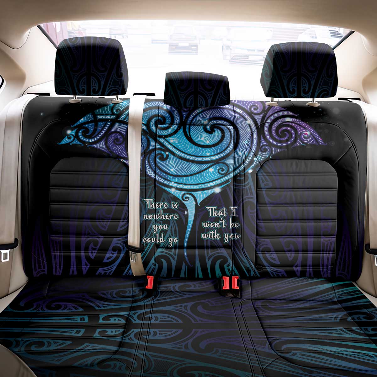 Aotearoa Maori Te Whai Rahi Back Car Seat Cover Tala - Nowhere You Could Go That I Won't Be With You - Aussie Hoodie
