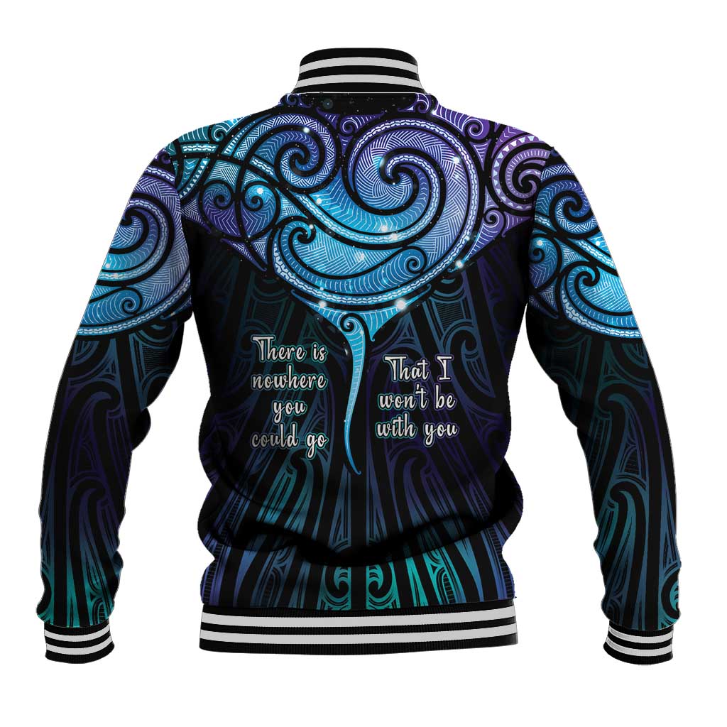 Aotearoa Maori Te Whai Rahi Baseball Jacket Tala - Nowhere You Could Go That I Won't Be With You - Aussie Hoodie