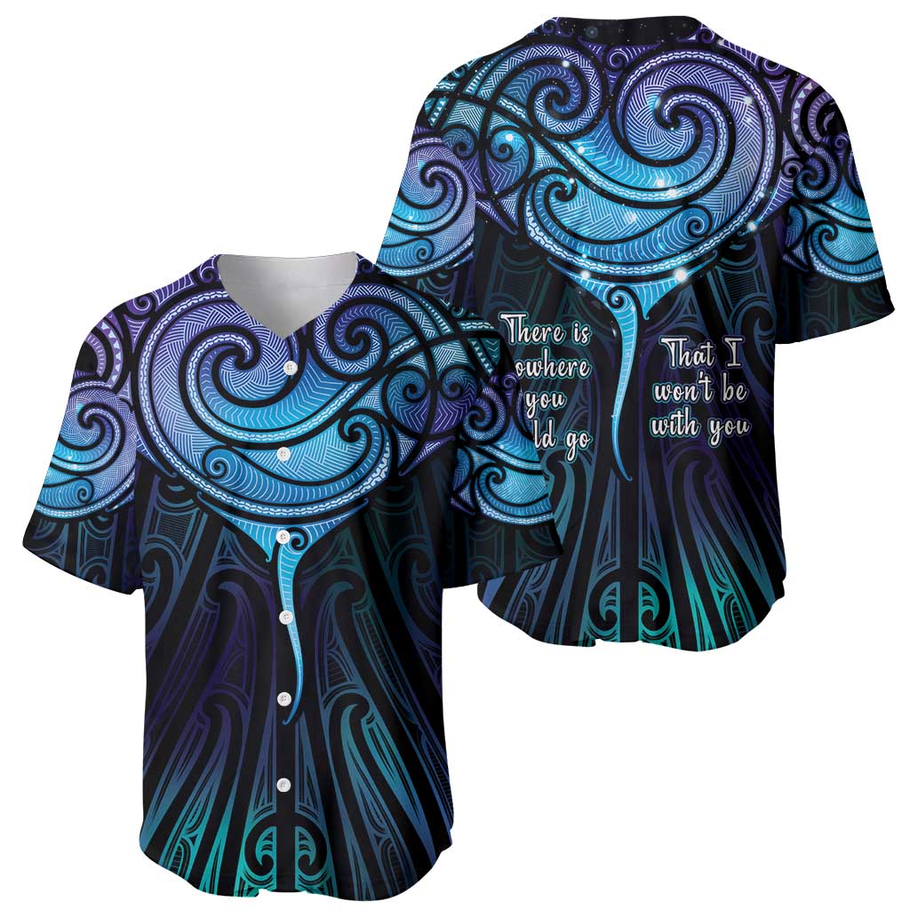 Aotearoa Maori Te Whai Rahi Baseball Jersey Tala - Nowhere You Could Go That I Won't Be With You - Aussie Hoodie
