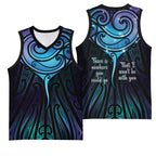 Aotearoa Maori Te Whai Rahi Basketball Jersey Tala - Nowhere You Could Go That I Won't Be With You - Aussie Hoodie