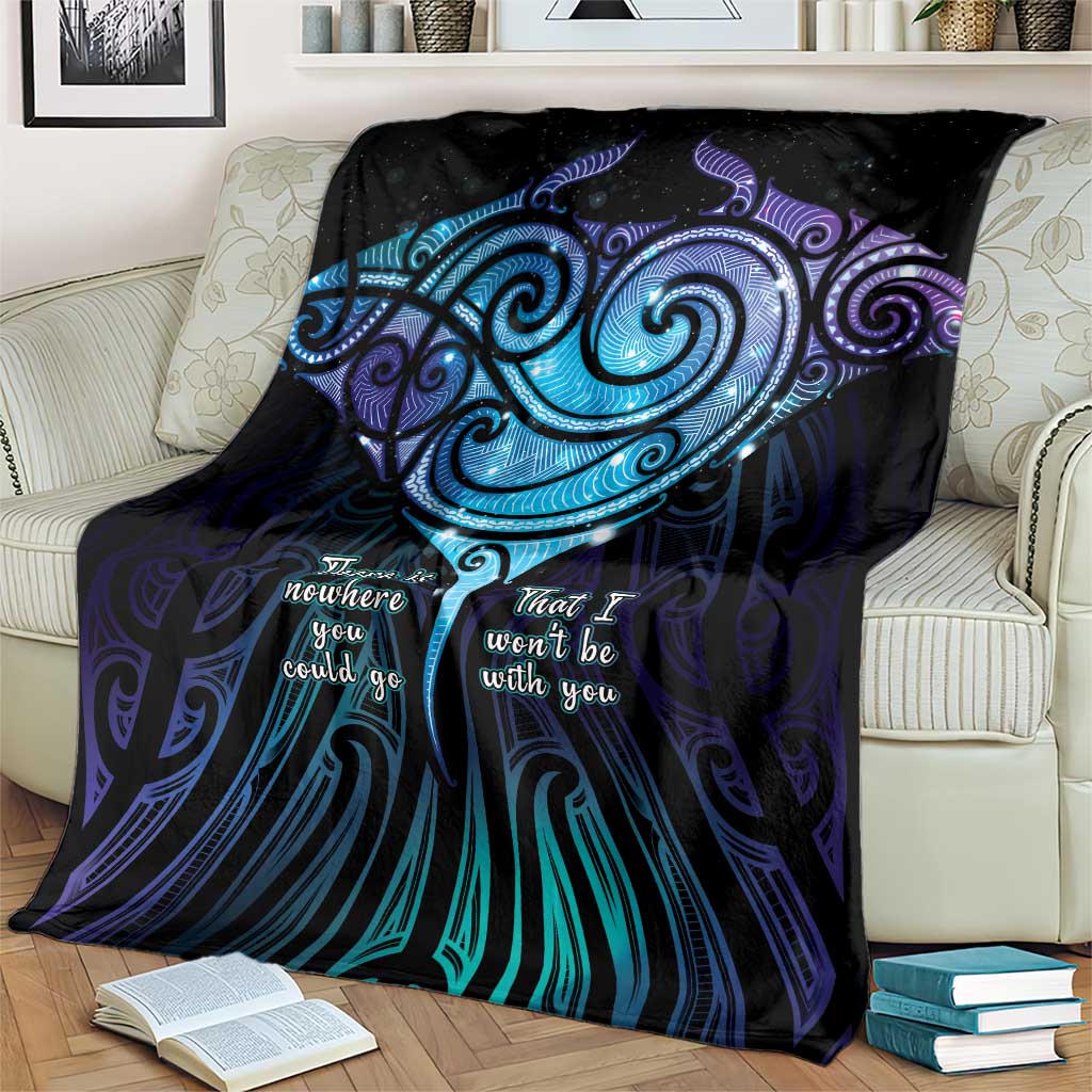 Aotearoa Maori Te Whai Rahi Blanket Tala - Nowhere You Could Go That I Won't Be With You - Aussie Hoodie