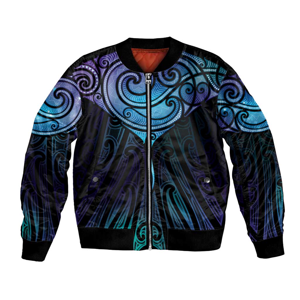 Aotearoa Maori Te Whai Rahi Bomber Jacket Tala - Nowhere You Could Go That I Won't Be With You - Aussie Hoodie