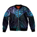 Aotearoa Maori Te Whai Rahi Bomber Jacket Tala - Nowhere You Could Go That I Won't Be With You - Aussie Hoodie