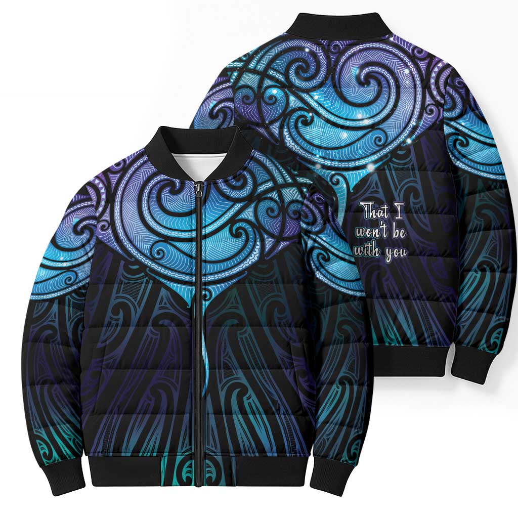 Aotearoa Maori Te Whai Rahi Bomber Puffer Jacket Tala - Nowhere You Could Go That I Won't Be With You - Aussie Hoodie