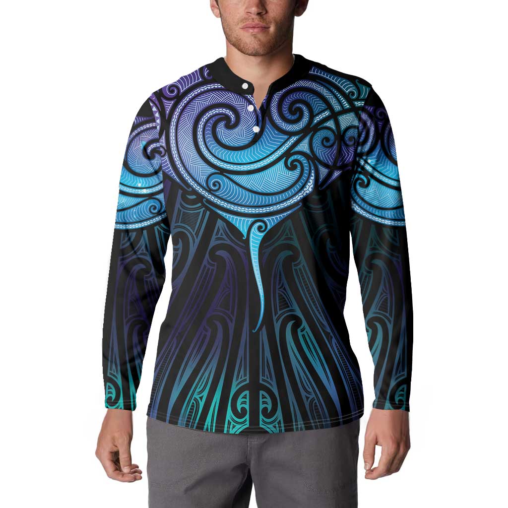 Aotearoa Maori Te Whai Rahi Button Sweatshirt Tala - Nowhere You Could Go That I Won't Be With You - Aussie Hoodie