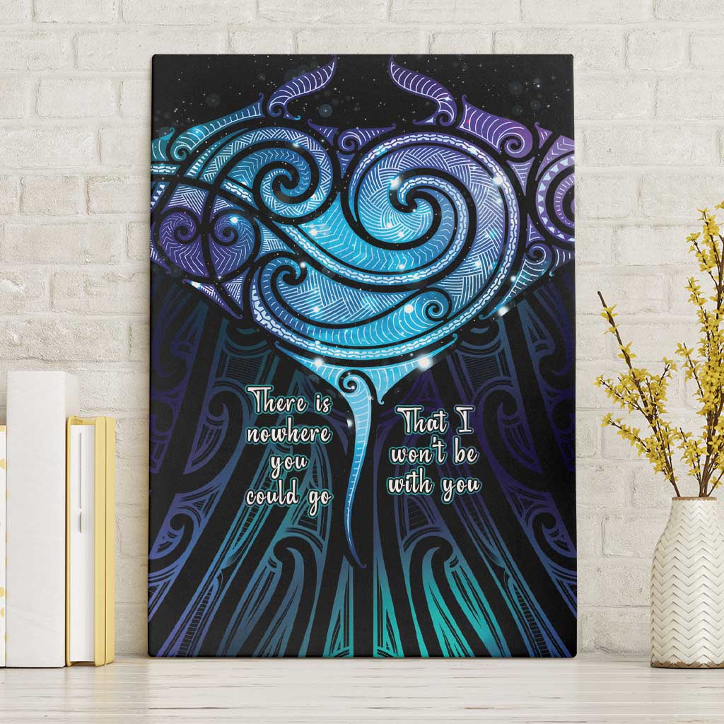 Aotearoa Maori Te Whai Rahi Canvas Wall Art Tala - Nowhere You Could Go That I Won't Be With You - Aussie Hoodie
