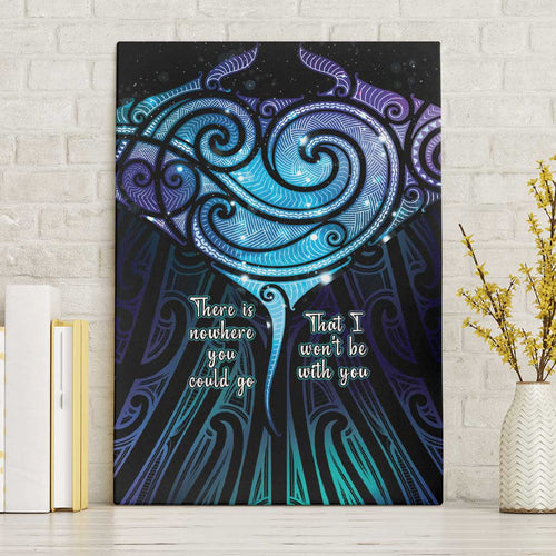 Aotearoa Maori Te Whai Rahi Canvas Wall Art Tala - Nowhere You Could Go That I Won't Be With You - Aussie Hoodie