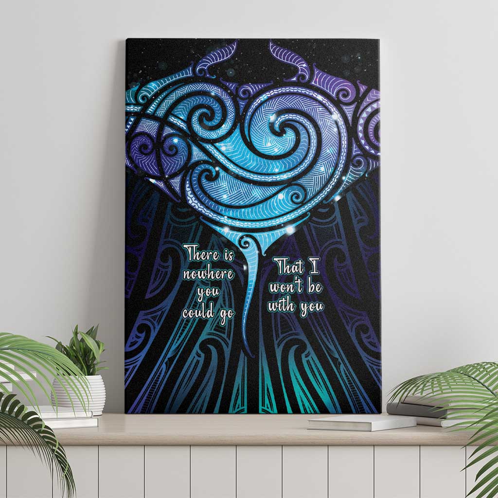Aotearoa Maori Te Whai Rahi Canvas Wall Art Tala - Nowhere You Could Go That I Won't Be With You - Aussie Hoodie