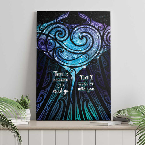 Aotearoa Maori Te Whai Rahi Canvas Wall Art Tala - Nowhere You Could Go That I Won't Be With You - Aussie Hoodie