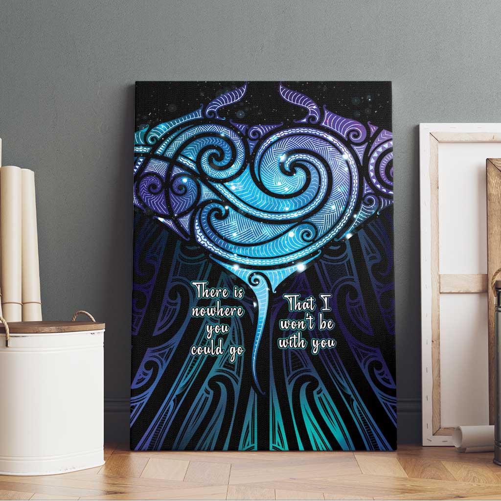 Aotearoa Maori Te Whai Rahi Canvas Wall Art Tala - Nowhere You Could Go That I Won't Be With You - Aussie Hoodie