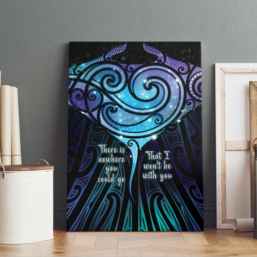 Aotearoa Maori Te Whai Rahi Canvas Wall Art Tala - Nowhere You Could Go That I Won't Be With You - Aussie Hoodie