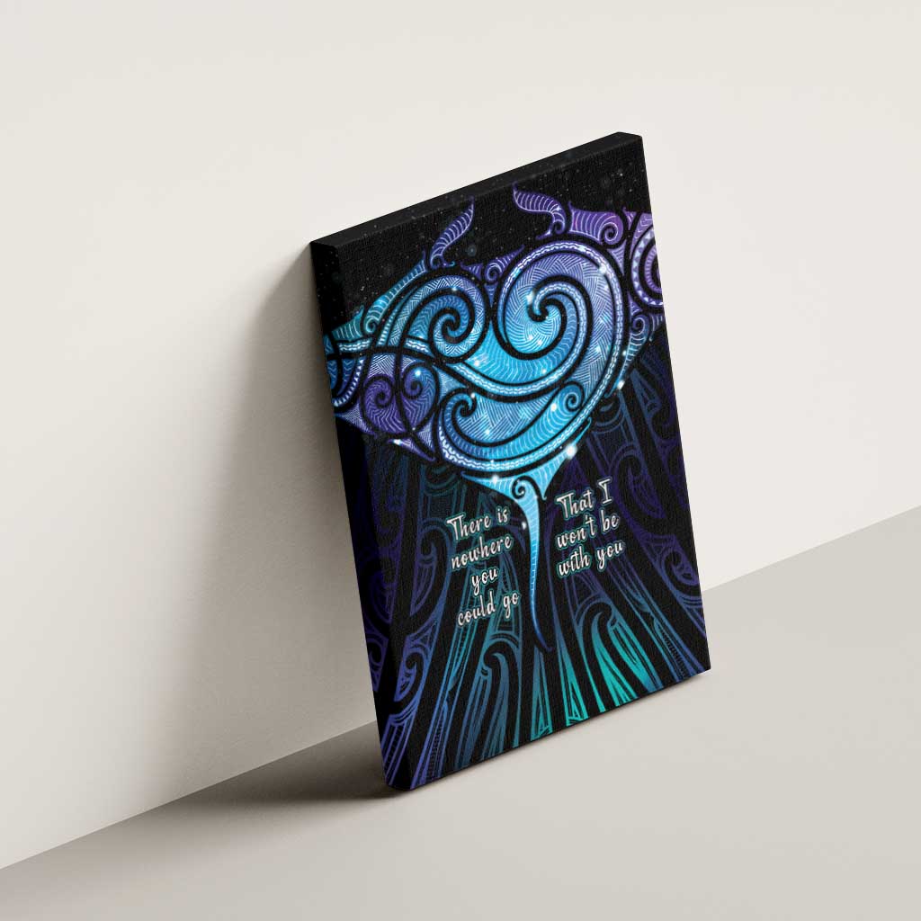 Aotearoa Maori Te Whai Rahi Canvas Wall Art Tala - Nowhere You Could Go That I Won't Be With You - Aussie Hoodie