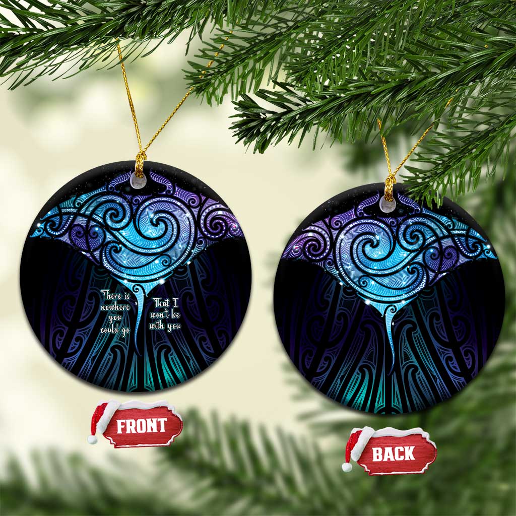 Aotearoa Maori Te Whai Rahi Ceramic Ornament Tala - Nowhere You Could Go That I Won't Be With You - Aussie Hoodie