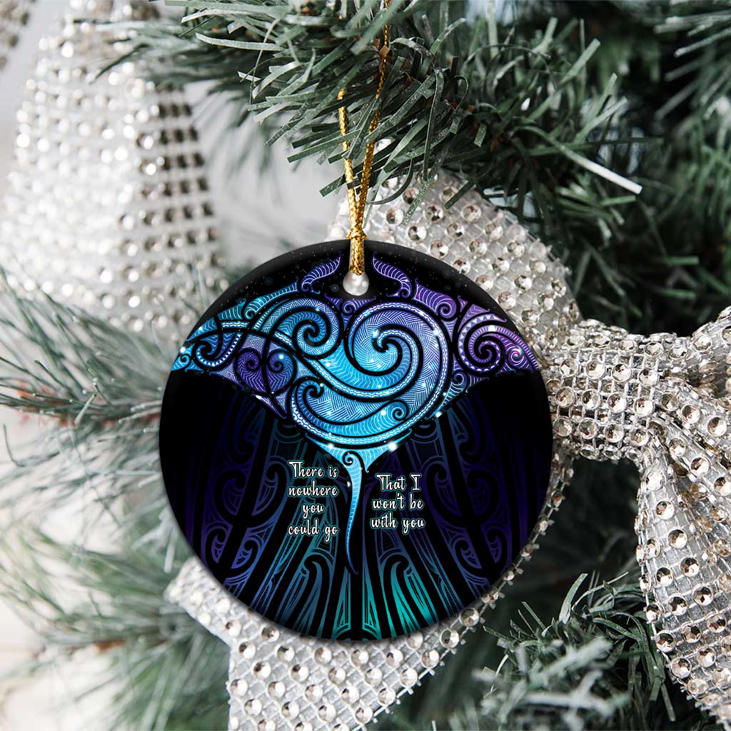 Aotearoa Maori Te Whai Rahi Ceramic Ornament Tala - Nowhere You Could Go That I Won't Be With You - Aussie Hoodie