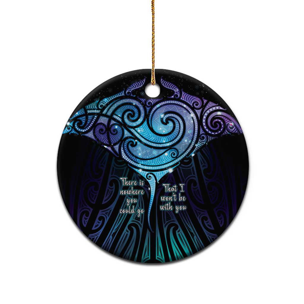Aotearoa Maori Te Whai Rahi Ceramic Ornament Tala - Nowhere You Could Go That I Won't Be With You - Aussie Hoodie