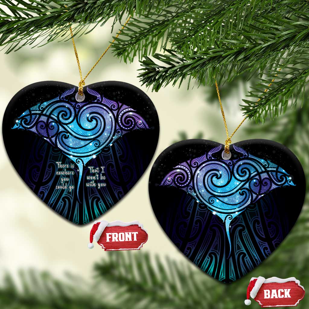 Aotearoa Maori Te Whai Rahi Ceramic Ornament Tala - Nowhere You Could Go That I Won't Be With You - Aussie Hoodie