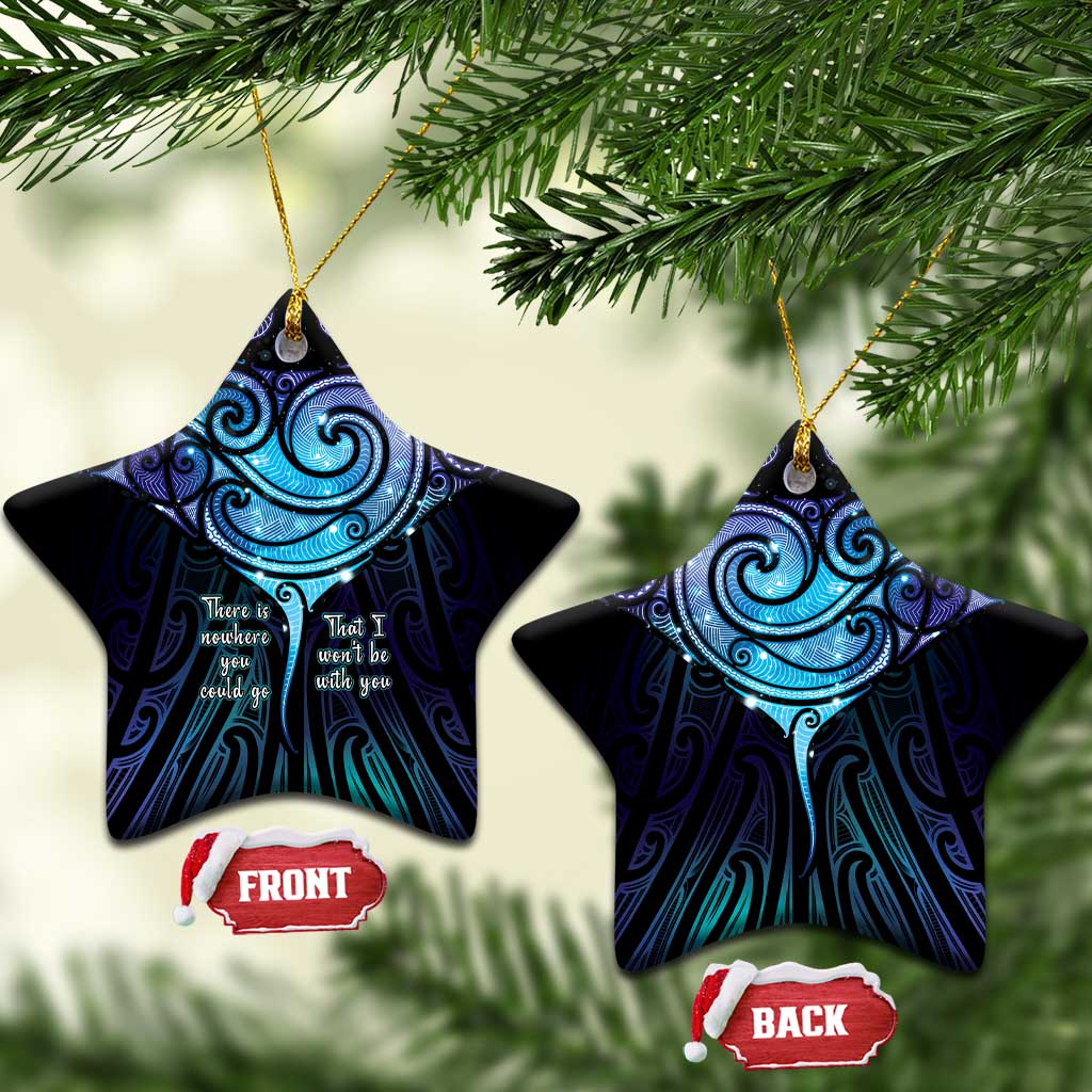 Aotearoa Maori Te Whai Rahi Ceramic Ornament Tala - Nowhere You Could Go That I Won't Be With You - Aussie Hoodie