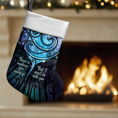 Aotearoa Maori Te Whai Rahi Christmas Stocking Tala - Nowhere You Could Go That I Won't Be With You - Aussie Hoodie