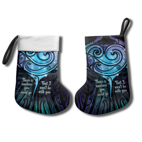 Aotearoa Maori Te Whai Rahi Christmas Stocking Tala - Nowhere You Could Go That I Won't Be With You - Aussie Hoodie