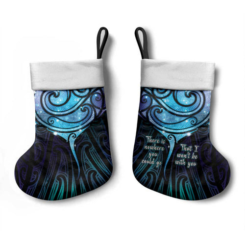Aotearoa Maori Te Whai Rahi Christmas Stocking Tala - Nowhere You Could Go That I Won't Be With You - Aussie Hoodie