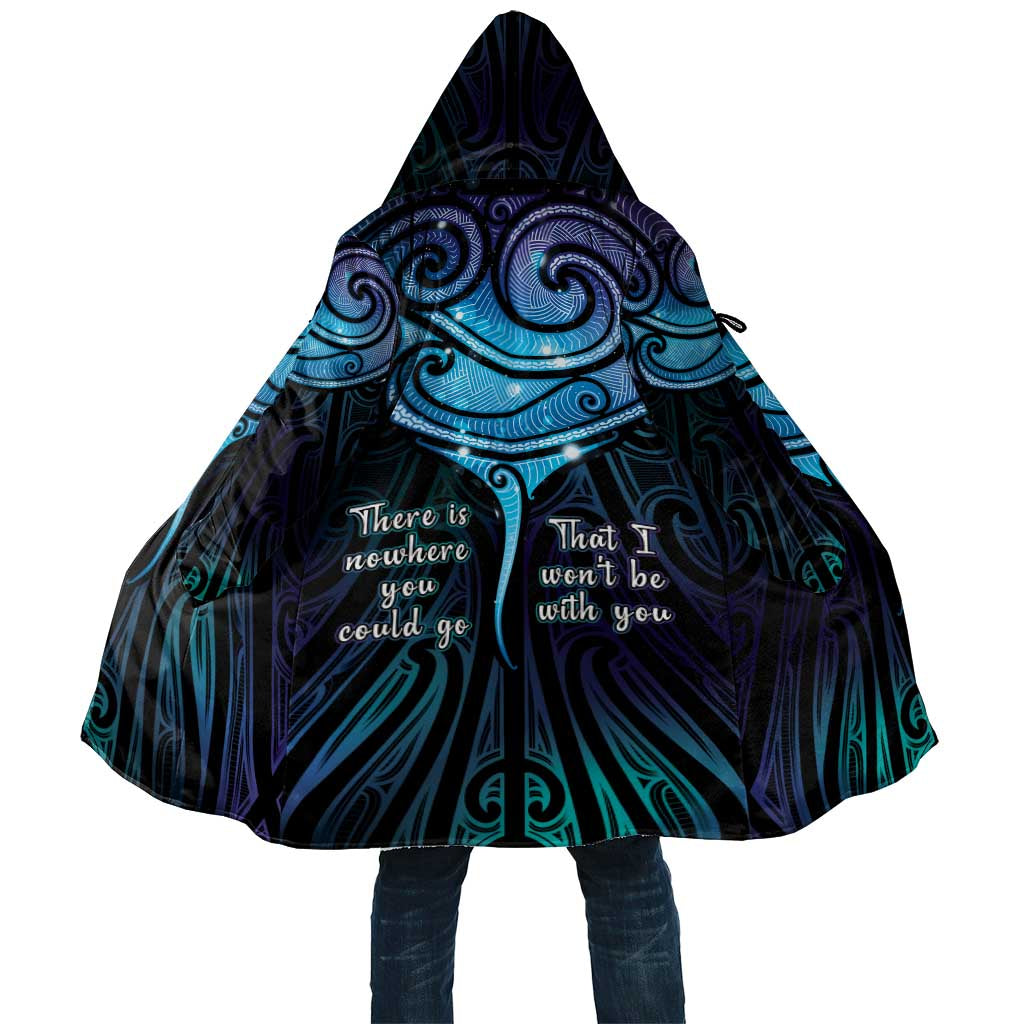 Aotearoa Maori Te Whai Rahi Cloak Tala - Nowhere You Could Go That I Won't Be With You - Aussie Hoodie