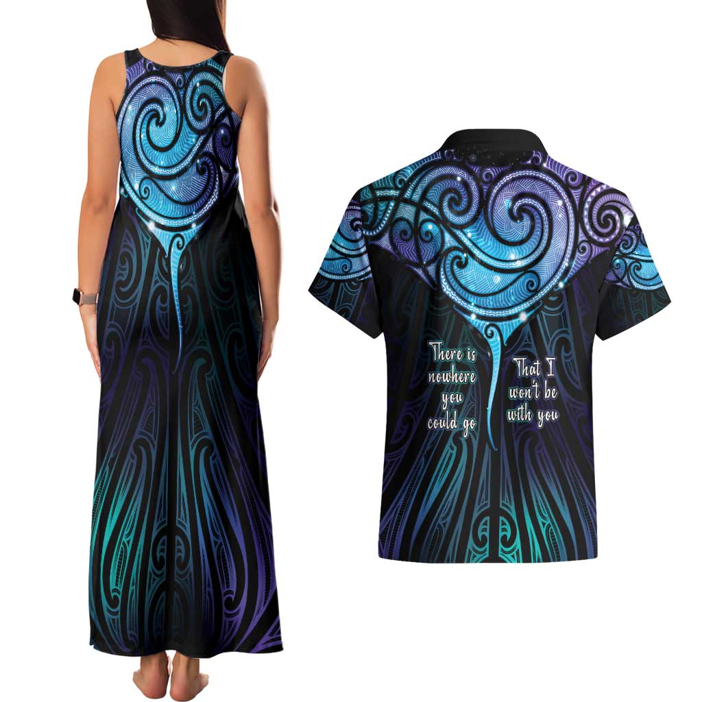 Aotearoa Maori Te Whai Rahi Couples Matching Tank Maxi Dress and Hawaiian Shirt Tala - Nowhere You Could Go That I Won't Be With You - Aussie Hoodie