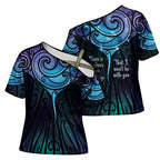 Aotearoa Maori Te Whai Rahi Cross Shoulder Shirt Tala - Nowhere You Could Go That I Won't Be With You - Aussie Hoodie