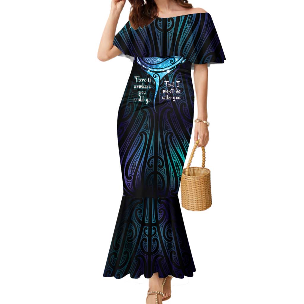 Aotearoa Maori Te Whai Rahi Family Matching Mermaid Dress and Hawaiian Shirt Tala - Nowhere You Could Go That I Won't Be With You - Aussie Hoodie