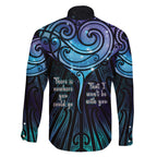 Aotearoa Maori Te Whai Rahi Family Matching Off The Shoulder Long Sleeve Dress and Hawaiian Shirt Tala - Nowhere You Could Go That I Won't Be With You - Aussie Hoodie
