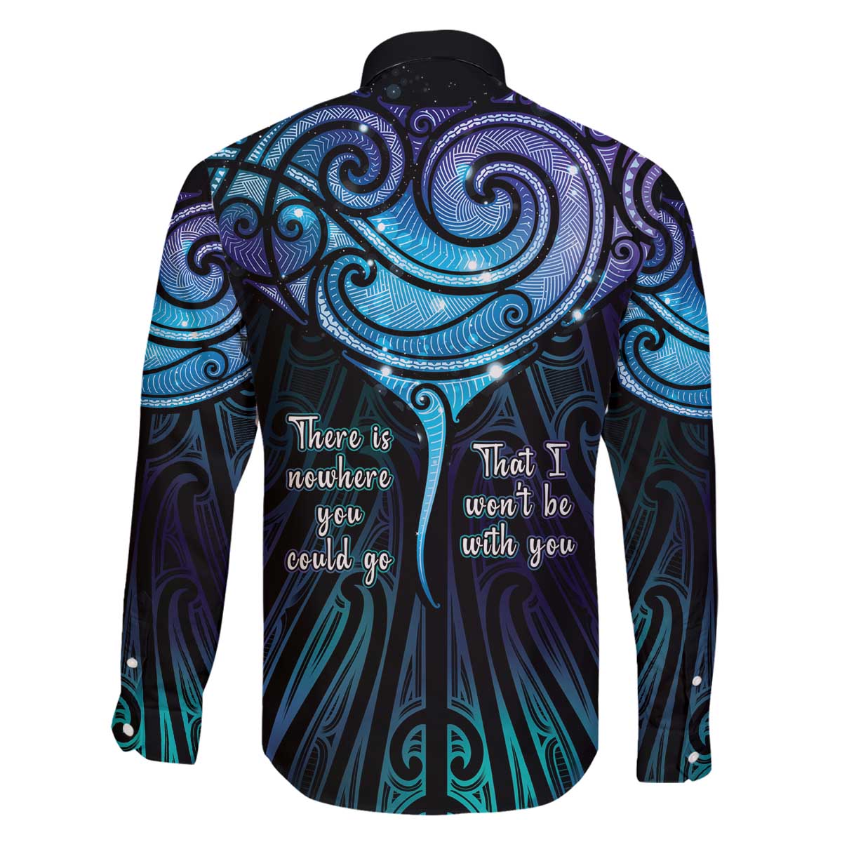 Aotearoa Maori Te Whai Rahi Family Matching Off The Shoulder Long Sleeve Dress and Hawaiian Shirt Tala - Nowhere You Could Go That I Won't Be With You - Aussie Hoodie