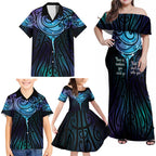 Aotearoa Maori Te Whai Rahi Family Matching Off Shoulder Maxi Dress and Hawaiian Shirt Tala - Nowhere You Could Go That I Won't Be With You - Aussie Hoodie