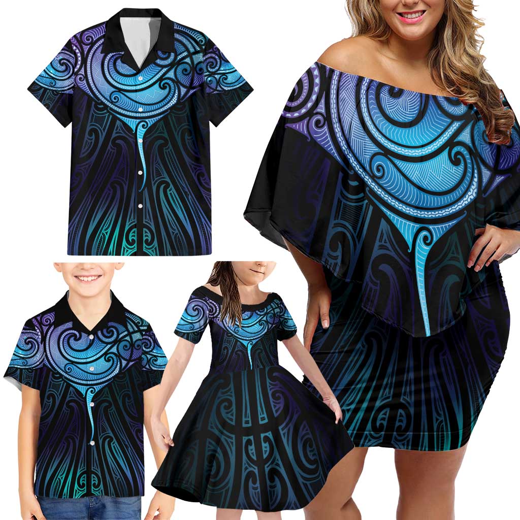 Aotearoa Maori Te Whai Rahi Family Matching Off Shoulder Short Dress and Hawaiian Shirt Tala - Nowhere You Could Go That I Won't Be With You - Aussie Hoodie