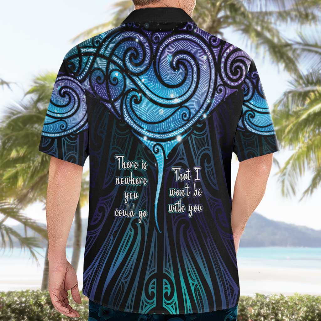 Aotearoa Maori Te Whai Rahi Hawaiian Shirt Tala - Nowhere You Could Go That I Won't Be With You - Aussie Hoodie