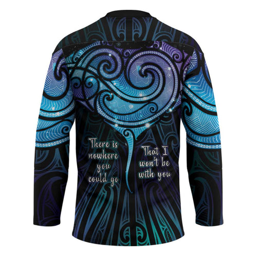 Aotearoa Maori Te Whai Rahi Hockey Jersey Tala - Nowhere You Could Go That I Won't Be With You - Aussie Hoodie