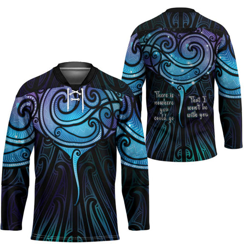 Aotearoa Maori Te Whai Rahi Hockey Jersey Tala - Nowhere You Could Go That I Won't Be With You - Aussie Hoodie