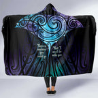 Aotearoa Maori Te Whai Rahi Hooded Blanket Tala - Nowhere You Could Go That I Won't Be With You - Aussie Hoodie