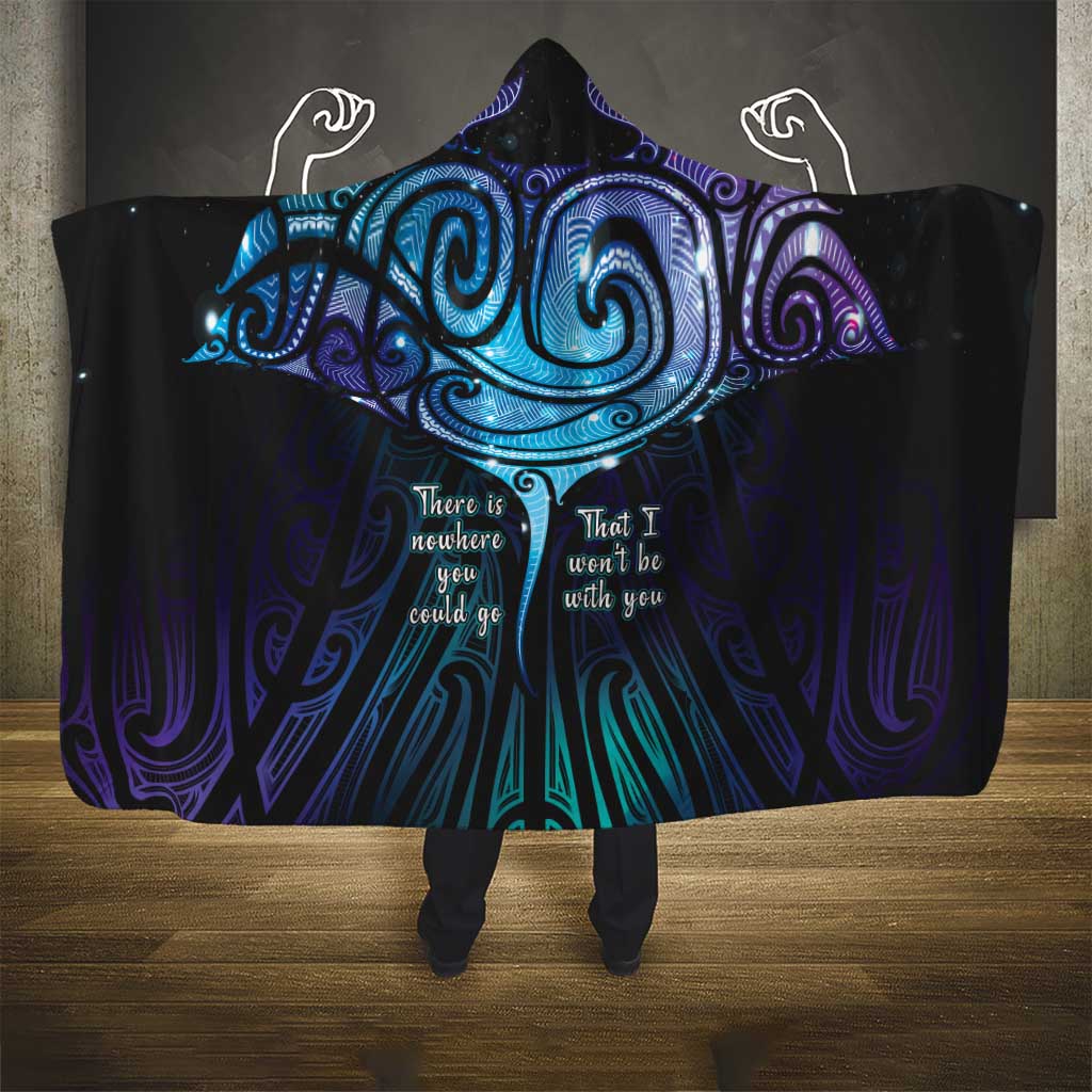 Aotearoa Maori Te Whai Rahi Hooded Blanket Tala - Nowhere You Could Go That I Won't Be With You - Aussie Hoodie