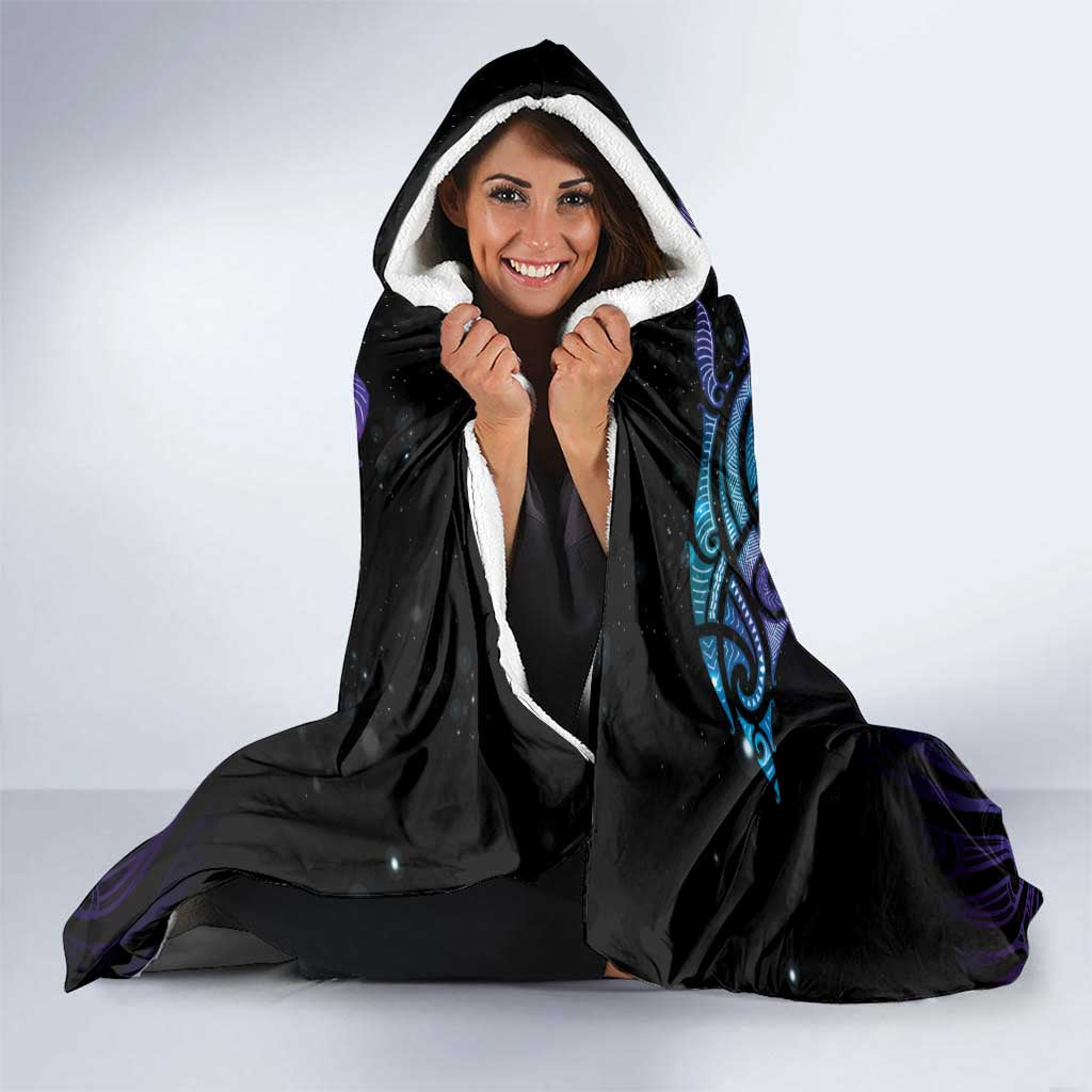 Aotearoa Maori Te Whai Rahi Hooded Blanket Tala - Nowhere You Could Go That I Won't Be With You - Aussie Hoodie