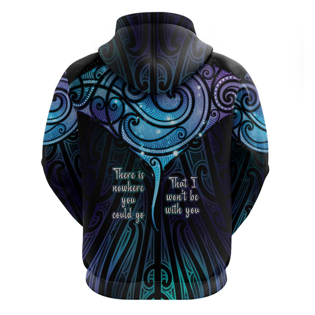 Aotearoa Maori Te Whai Rahi Hoodie Tala - Nowhere You Could Go That I Won't Be With You - Aussie Hoodie