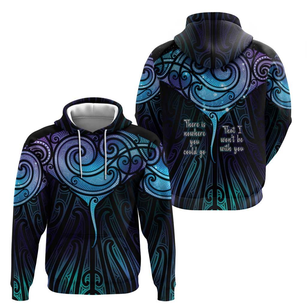 Aotearoa Maori Te Whai Rahi Hoodie Tala - Nowhere You Could Go That I Won't Be With You - Aussie Hoodie