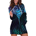 Aotearoa Maori Te Whai Rahi Hoodie Dress Tala - Nowhere You Could Go That I Won't Be With You - Aussie Hoodie