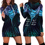 Aotearoa Maori Te Whai Rahi Hoodie Dress Tala - Nowhere You Could Go That I Won't Be With You - Aussie Hoodie