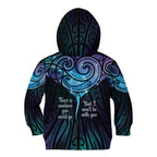 Aotearoa Maori Te Whai Rahi Kid Hoodie Tala - Nowhere You Could Go That I Won't Be With You - Aussie Hoodie