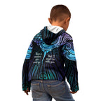 Aotearoa Maori Te Whai Rahi Kid Hoodie Tala - Nowhere You Could Go That I Won't Be With You - Aussie Hoodie