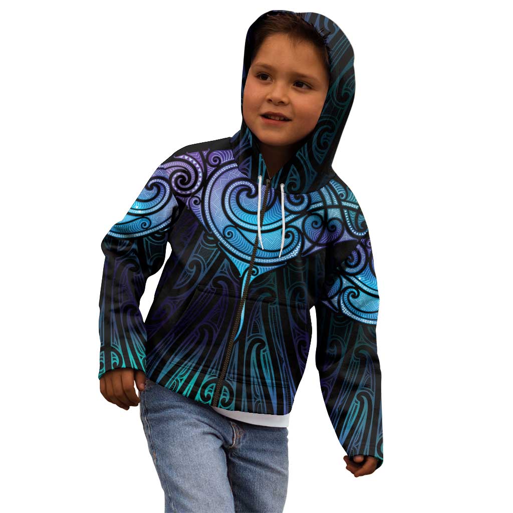 Aotearoa Maori Te Whai Rahi Kid Hoodie Tala - Nowhere You Could Go That I Won't Be With You - Aussie Hoodie