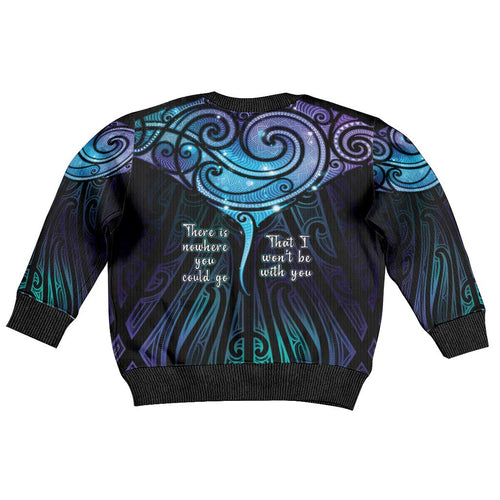 Aotearoa Maori Te Whai Rahi Kid Ugly Christmas Sweater Tala - Nowhere You Could Go That I Won't Be With You - Aussie Hoodie