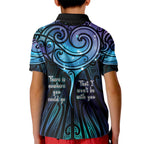 Aotearoa Maori Te Whai Rahi Kid Polo Shirt Tala - Nowhere You Could Go That I Won't Be With You - Aussie Hoodie
