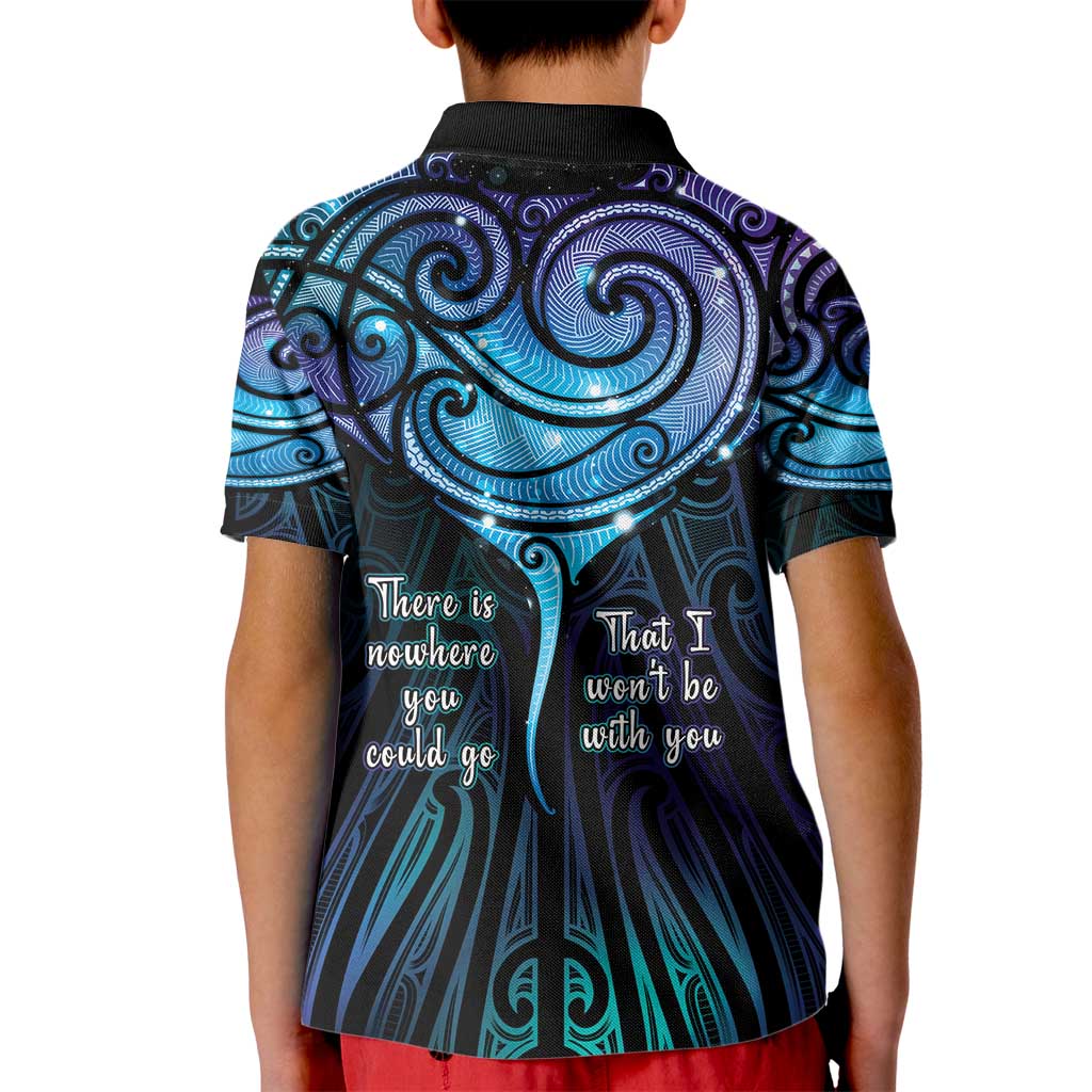 Aotearoa Maori Te Whai Rahi Kid Polo Shirt Tala - Nowhere You Could Go That I Won't Be With You - Aussie Hoodie